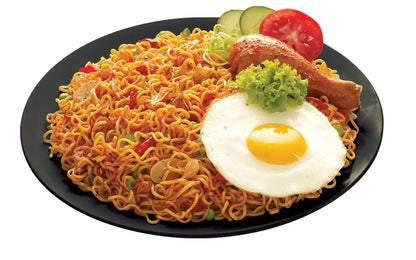 Indomie Mi Goreng Instant Noodles, Halal Certified, Hot & Spicy, 40 Count (Pack of 1)