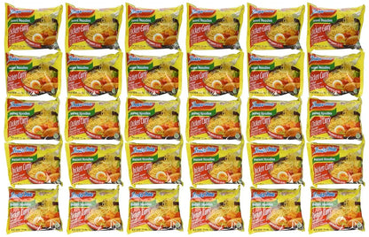 Indomie Instant Noodles Soup Chicken Curry Flavor for 1 Case (30 Bags), 2.82 Ounce (Pack of 30)